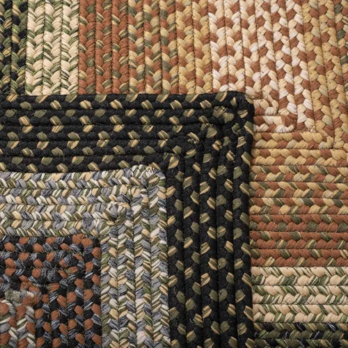 Miniatura 7 de SAFAVIEH Alfombra Lavable Colección Trenzada para Exteriores - 2' x 3', Multicolor, Hecha a Mano y Reversible, No Desprende Pelusa y Fácil