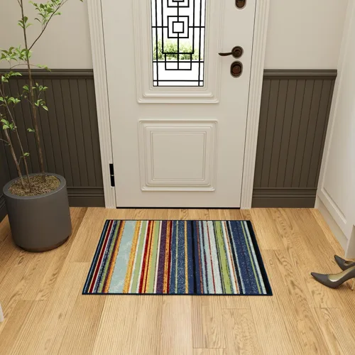 Miniatura 42 de Ottomanson Alfombras de 5 x 6 pies 6 pulgadas para sala de estar, alfombra de área para dormitorio, antideslizante, duradera y grande para zonas
