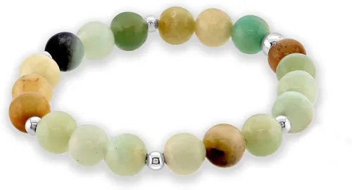Believe London - Pulsera de piedras preciosas para curación de chakras cristal de ansiedad piedra natural para hombres y mujeres alivio del estrés