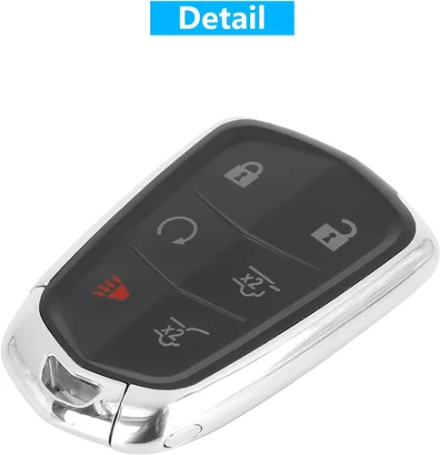 Miniatura 5 de HYQ2AB - Llavero remoto de entrada sin llave de 315 Mhz con 6 botones para Cadillac Escalade 2015-2019 Reemplazar 13580812 13544036 13510242 13598511