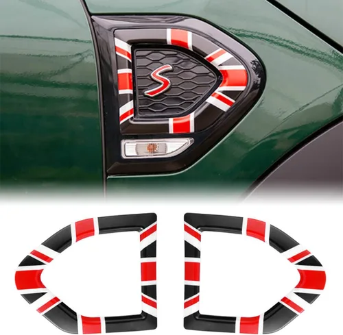 Miniatura 7 de Adhesivo decorativo para guardabarros de luz lateral de señal de giro para Mini Cooper 3ª generación F60 Countryman 2017 en adelante, accesorios
