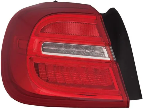 ACK - Luz trasera LED exterior para Mercedes Benz GLA 15-17, sin logotipo, lado del conductor CAPA, certificado DOT 156 906 21 58 | MB2804117C
