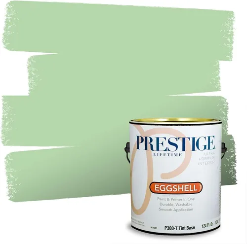 Miniatura 87 de PRESTIGE Pintura exterior e imprimación en uno, aloe, plano, 1 galón