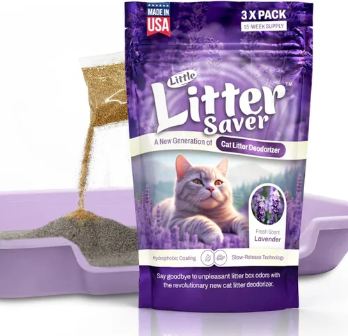 Miniatura 10 de Little Litter Saver Una nueva generación de desodorante de caja de arena para gatos Fórmula única para liberación lenta Aroma fresco natural