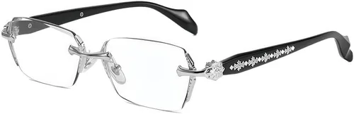 Miniatura 6 de Gafas de luz azul sin montura de gran tamaño, unisex, antifatiga, lentes transparentes para oficina, computadora, lectura y uso diario