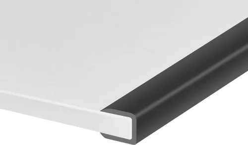 Miniatura 42 de Borde de goma protector autoadhesivo para chapa, material de etileno propileno dieno, ajuste de 1/16 pulgadas (1.6 mm), longitud 10 pies