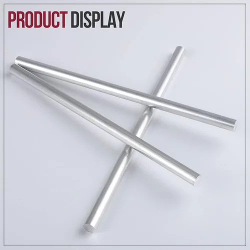 Miniatura 7 de 3 barras redondas de aluminio de 1/2 pulgada de diámetro, barra redonda de aluminio 6061 larga de 13 pulgadas, extruido sólido T6511, 0.5 pulgadas