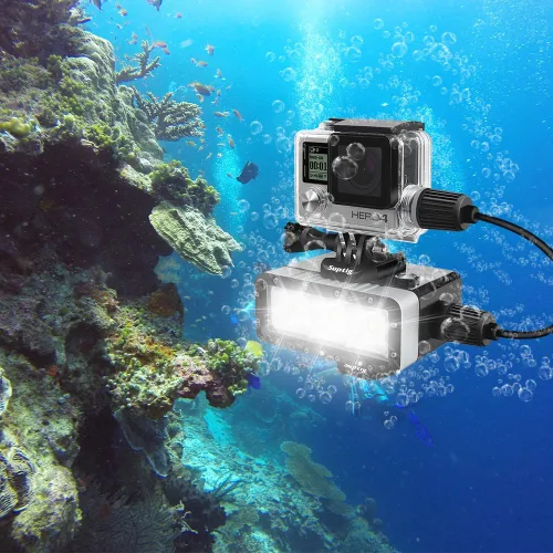 Miniatura 4 de Suptig Funda impermeable para GoPro Hero 4 Hero 3+ Hero 3 Cámara de acción para carga subacuática impermeable 131 pies (131.2 ft)