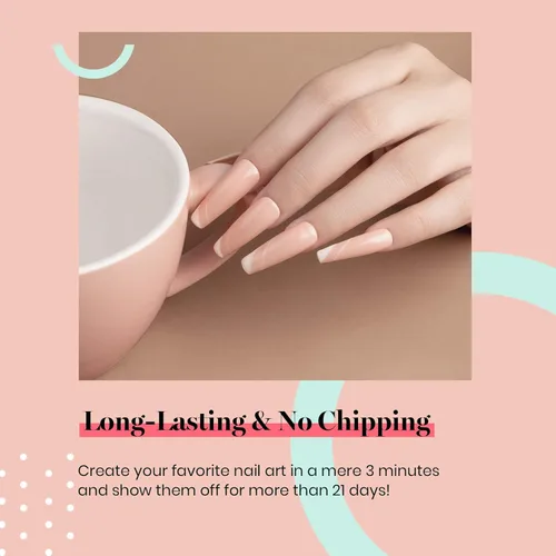 Miniatura 2 de Beetles - Esmalte para uñas en gel color rosado natural y neutro "Bella Light" para manicura permanente, para lámpara led, apto para todas