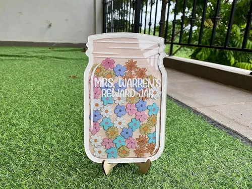 Miniatura 12 de Tarro de recompensa magnético personalizado para niños, sistema de recompensa de tarro de estrella, tarros de incentivo de comportamiento positivo