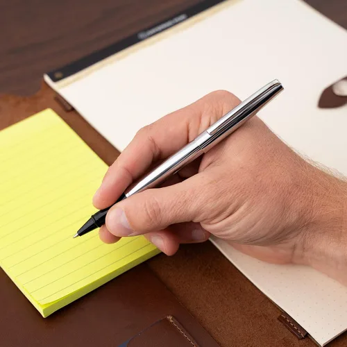 Miniatura 2 de Dayspring Pens Richmond - Bolígrafo de punta redonda, acabado cromado, grabado personalizado: graduación, nuevo trabajo, promoción u regalo