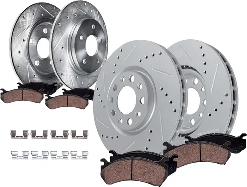 Miniatura 26 de Detroit Axle - Kit de freno delantero para Honda Element 2002-2004 CR-V 2003-2011 Pinza de freno de disco lateral del pasajero con soporte Pastillas