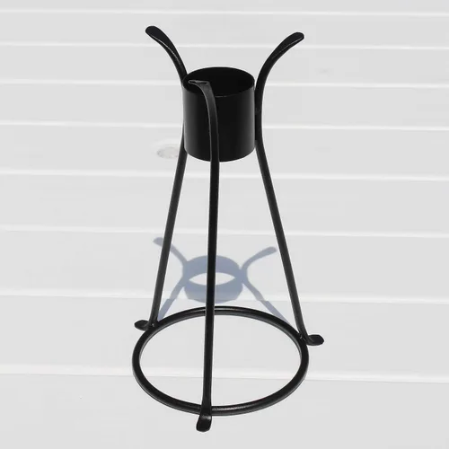 Miniatura 3 de Achla Designs GBS-14 Trestle II Gazing Globe - Soporte de bola de 13 1/2 pulgadas de alto, color negro