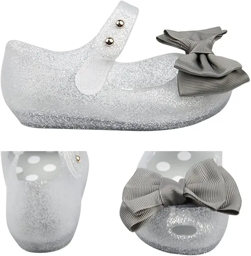 Miniatura 2 de Mvlsoct Zapatos planos de princesa Mary Jane con lazo de tela para niñas