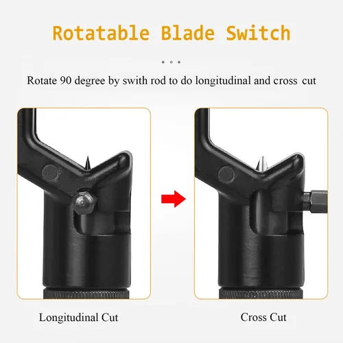 Miniatura 4 de 8-28.6MM Pelacables de Cable - Cuchillo de Pelar Cables de Fibra Blindada FTTH, Cortador Radial, Herramientas de Ranura para Pelar Fundas de Cables