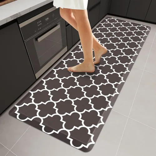 Miniatura 14 de WISELIFE - Tapete antifatiga para piso de 4/5 pulgadas, tapete de cocina antideslizante, impermeable, resistente, ergonómico, cómodo, duradero