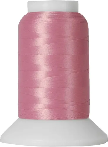 Miniatura 24 de Hilo elástico lanudo de Threadart para serger - Bobinas de 1000 m - Hilo de nailon para traje de baño, lencería, tejidos - Negro - Color 9228