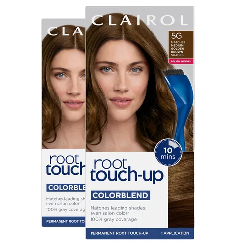 Miniatura 24 de Clairol Root Touch-Up de Nice'n Easy - Tinte permanente para el cabello, color caoba claro 6R/Marrón rojizo claro, paquete de 2 6R castaño