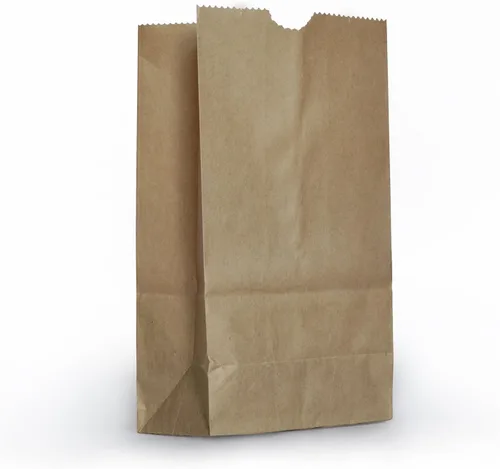 Miniatura 2 de Bolsas de papel kraft marrón extra pequeñas - 3 x 2 x 6 pulgadas, "recuerdos de fiesta, bolsas de almuerzo, recuerdos de boda - 100 por paquete