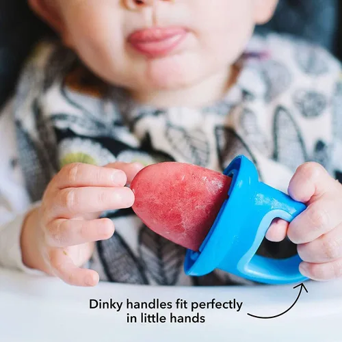 Miniatura 7 de Nuby Garden Fresh Fruitsicle - Moldes con bandejas para paletas de helado, multicolor