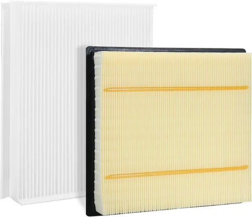Sustitución de Filtro de Aire del Motor SUPLABEL y Juego de Filtro de Aire de Cabina 7C3Z-9601-A, FL3Z-19N619A para Ford F150 2015-2023, para Ford