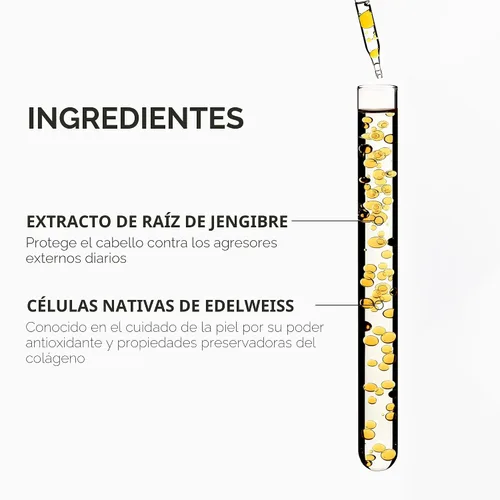 Miniatura 4 de Kerastase Genesis Thermique Primer para Secado con Secador, Protector Térmico para Cabello Débil o Dañado, Anti-Rotura, Desenreda e Hidrata sin