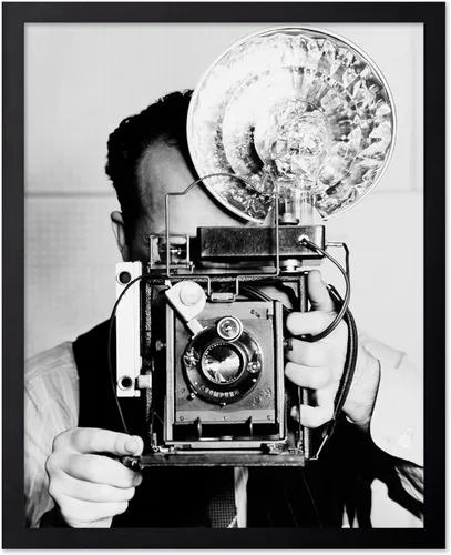Monem Art - Póster vintage con cámara antigua, impresión de fotógrafo retro, arte de fotografía, regalo para hombres, mujeres, camarógrafos, gran