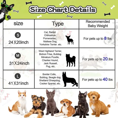 Miniatura 6 de Rezutan 1 paquete de 3 mantas para perros grandes, 41x31 pulgadas para mantas suaves y mullidas para mascotas y gatos de tamaño mediano, reversibles
