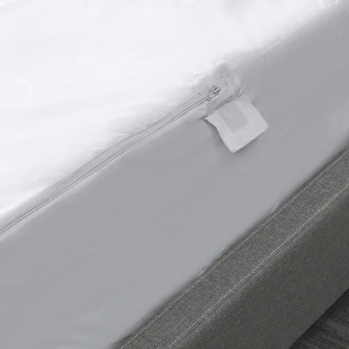 Miniatura 7 de Allergy Relief Protector de colchón con cremallera, tamaño individual, impermeable, para equilibrar la temperatura, a prueba de mordeduras, lavable