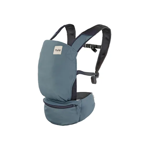Miniatura 8 de Baby Tula Lite - Portabebés compacto de nailon Ripstop, ligero y ergonómico para viajes, con práctica bolsa de almacenamiento para la cadera