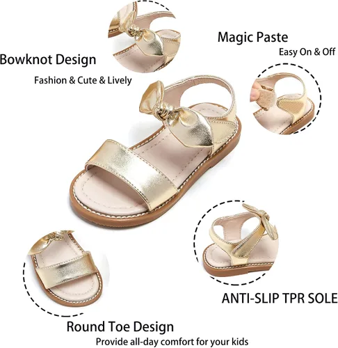 Miniatura 5 de Kiderence Toddler Girls Sandals Little Girls Kids Shoes Girls Sandals Toddler