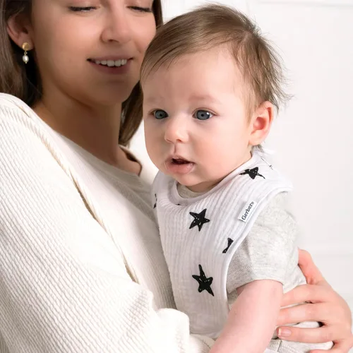 Miniatura 2 de Baberos unisex para bebé de muselina Gerber, pack de 8 para babeo Multi Neutral 2