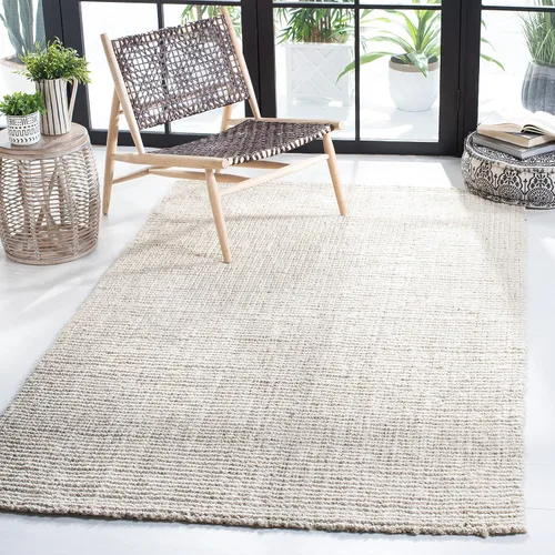Miniatura 13 de Safavieh Natural Fiber Collection NF747A tapete de yute natural tejido a mano (5" x 8"), Yute, Natural