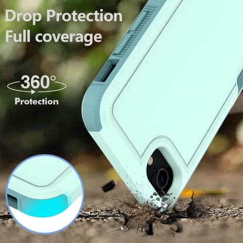 Miniatura 58 de Jeylly Funda para iPhone SE/Funda para iPhone 5S, Exterior de Plástico Duro que Absorbe Golpes + Interior de Silicona de Goma Defensor contra