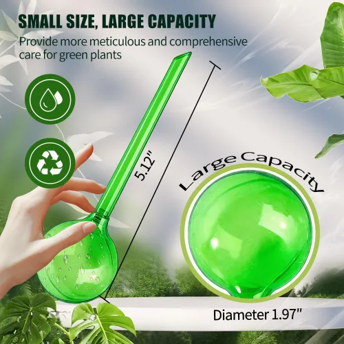 Miniatura 2 de Yahpetes Globo de riego automático Globos de riego de plantas Bombillas de riego de plástico Waterer Flower Water Drip Irrigationdevice Sistema