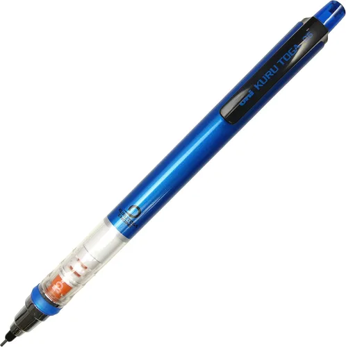 Miniatura 12 de Lápiz portaminas Uni Kuru Toga estándar, negro, 0.0112 pulgadas, rosado bebé