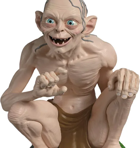 Miniatura 5 de Hallmark Keepsake Ornamento navideño colgante 2025, El Señor de los Anillos Gollum con sonido y movimiento, Regalos de película