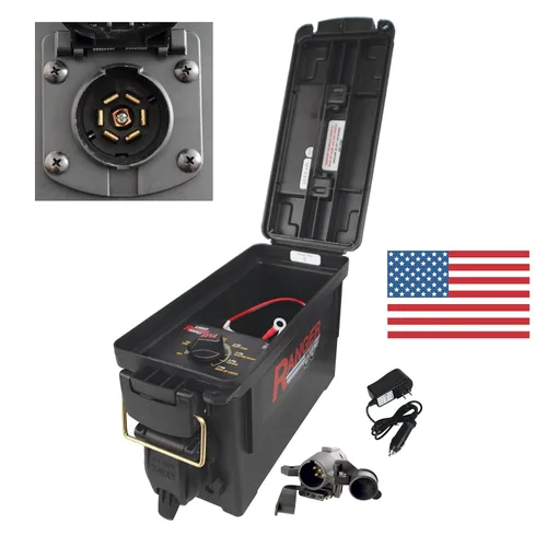 Innovative Products of America #9101 Light Ranger MUTT (Estilo de Pinza de 7 Vías con Adaptador) Probador de Remolque
