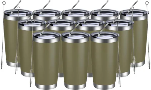Miniatura 10 de MEWAY - Vaso de 20 onzas para café Azul marino