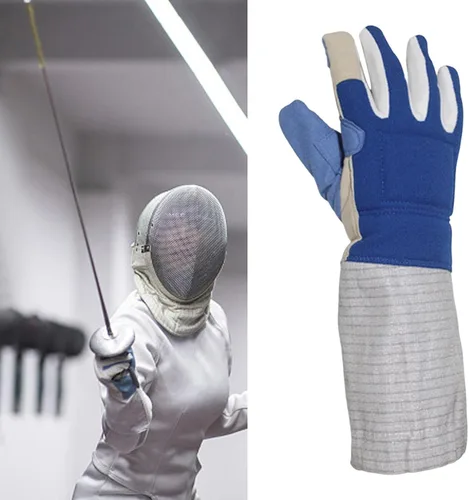 Miniatura 4 de Guante de esgrima, guante de entrenamiento de esgrima, lavable para cerca, entrenamiento de combate, protección especial para papel de espada