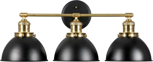 Miniatura 33 de Design House 519892 Kimball Industrial Farmhouse Luz de Pared Interior de 1 Luz con Pantalla de Metal para Pasillo, Baño, Cocina, Vestíbulo, Pintura