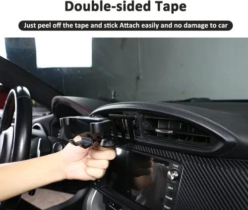 Miniatura 6 de Soporte de teléfono estabilizador antivibraciones ajustable de aleación de aluminio para Subaru BRZ Toyota 86 2013-2022 Soporte de teléfono