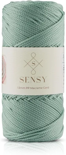 Sensy - Cuerda de poliéster de 0.059 in y 164 yardas, cuerda de poliéster 100% polipropileno, cordón de macramé de 0.059 in, cuerda de ganchillo