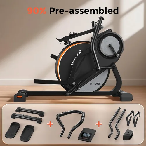 Miniatura 13 de YOSUDA Elliptical Exercise Machine, Compact 3-in-1 (Elliptical + Cardio Climber + Stair Stepper) Elliptical for Home with 45°Incline, 15.5IN Stride