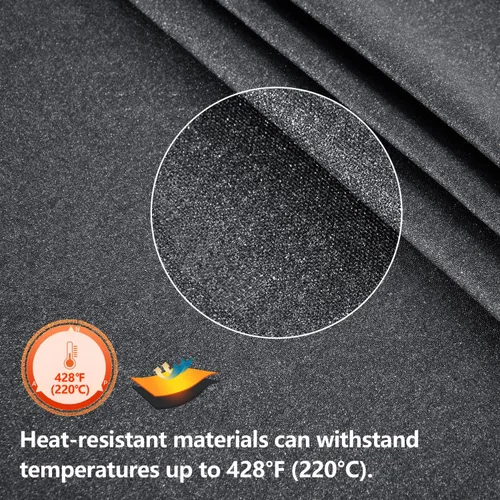 Miniatura 3 de WORKLION Alfombrilla de prensa térmica de 11 x 13 pulgadas: materiales resistentes al calor de doble cara, alfombrilla protectora resistente