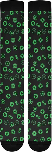 Miniatura 7 de Calcetines de compresión para hombres y mujeres, calcetines altos hasta la rodilla, apoyo para deportes, correr, senderismo, fitness, seguro de salud
