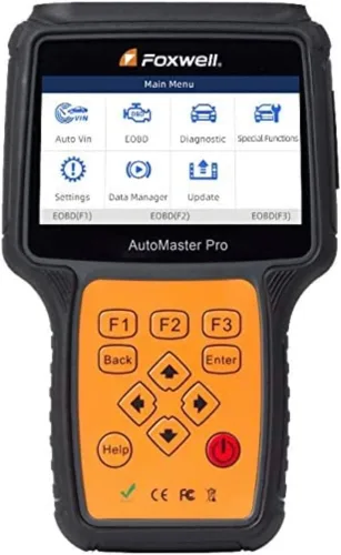 FOXWELL NT680 Escáner OBD2 - Herramienta de Diagnóstico Automotriz de Todos los Sistemas para Todas las Marcas y Todos los Modelos - Reinicio de