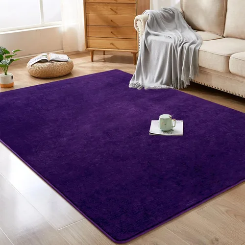 Miniatura 8 de Softlife Alfombra verde de 2 x 6 pies para dormitorio, sala de estar, lavable, suave, esponjosa, alfombra de pasillo antideslizante, alfombra