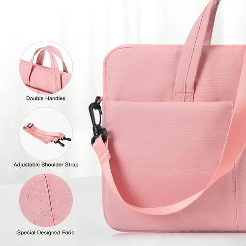 Miniatura 7 de Funda para portátil de 14 pulgadas con asa para HP Chromebook/EliteBook/Stream, MacBook Air 15.3 M4, Lenovo IdeaPad Flex 5, Surface Laptop 7/6