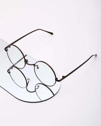 Miniatura 5 de Pro Acme Lentes transparentes con marco de metal redondo retro sin receta